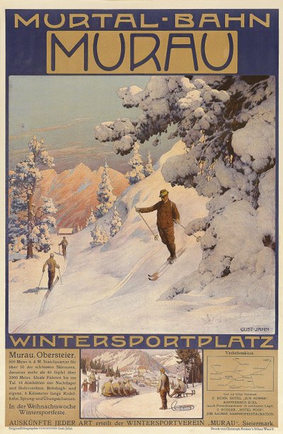 Ferrocarril de Murtal - Murau - Lugar de deportes de invierno de Gustav Jahn